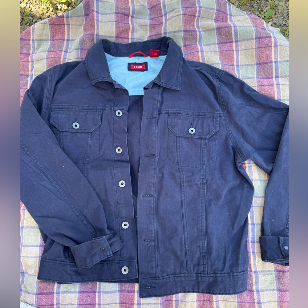 Izod Navy Blue Lightweight Jacket